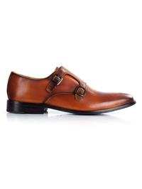 Lighttan Premium Double Strap Monk main shoe image