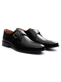 Black Premium Single Strap Monk alternate shoe image