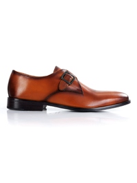 Lighttan Premium Single Strap Monk main shoe image