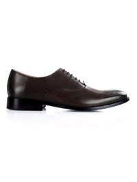 Brown Premium Plain Oxford main shoe image