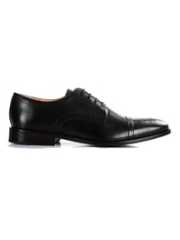 Black Premium Half Brogue Derby main shoe image