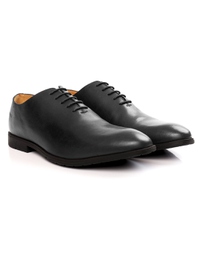 Gray Wholecut Oxford Leather Shoes alternate shoe image
