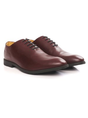 Burgundy Wholecut Oxford Leather Shoes alternate shoe image