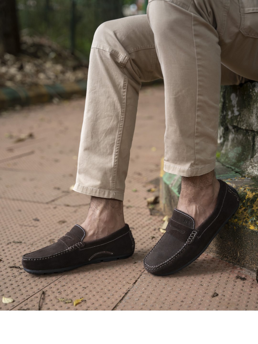 Brown Penny Loafer Moccasins Leather Shoes for men Rapawalk