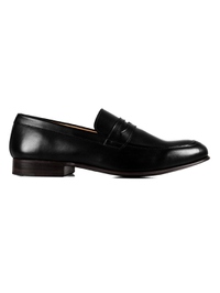Black Premium Apron Halfstrap Slipon main shoe image