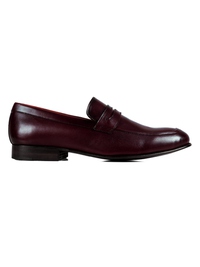 Burgundy Premium Apron Halfstrap Slipon main shoe image
