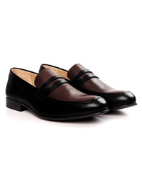 Black and Brown Premium Apron Halfstrap Slipon alternate shoe image