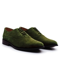 Dark Green Premium Plain Oxford alternate shoe image