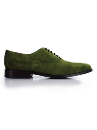 Dark Green Premium Plain Oxford main shoe image