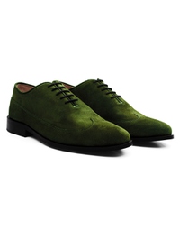 Dark Green Premium Wingtip Oxford alternate shoe image