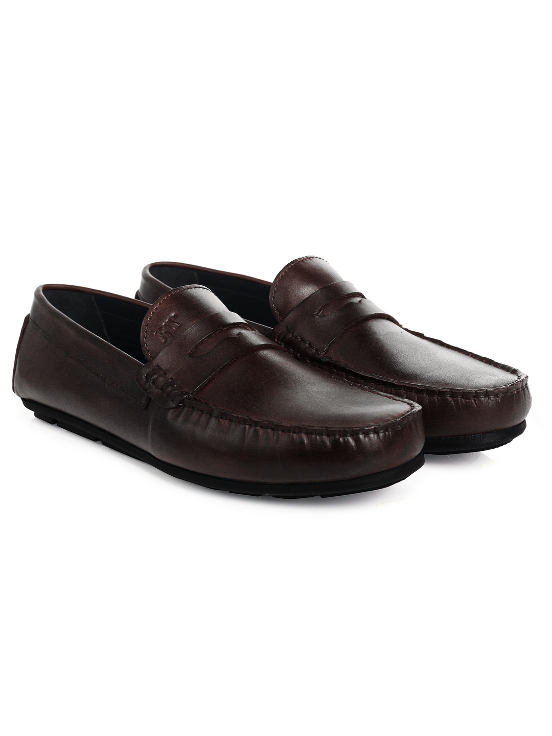 Brown Penny Loafer Moccasins Leather Shoes leather shoes for men | Rapawalk