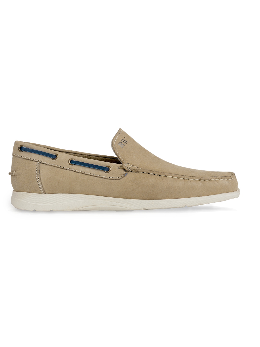 Beige Slipon Boat Leather Shoes leather shoes for men | Rapawalk