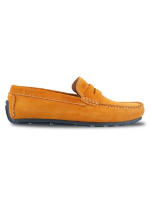 Tuscan Sun Penny Loafer Moccasins Leather Shoes main shoe image