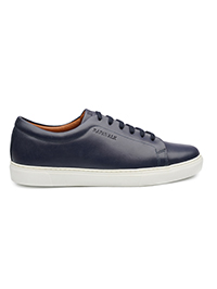 Navy Blue Plain Classic Sneaker main shoe image