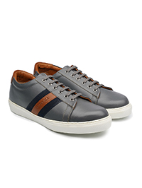 Gray Striped Classic Sneaker alternate shoe image