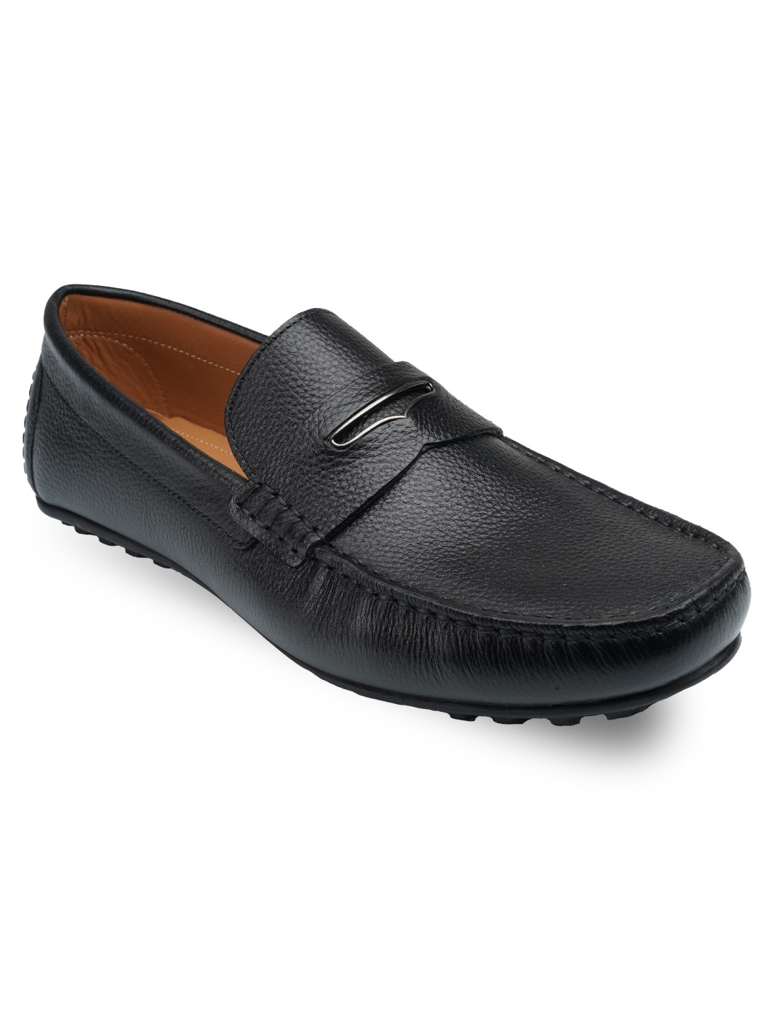 Black Penny Premium Moccasins for men Rapawalk - Main Image