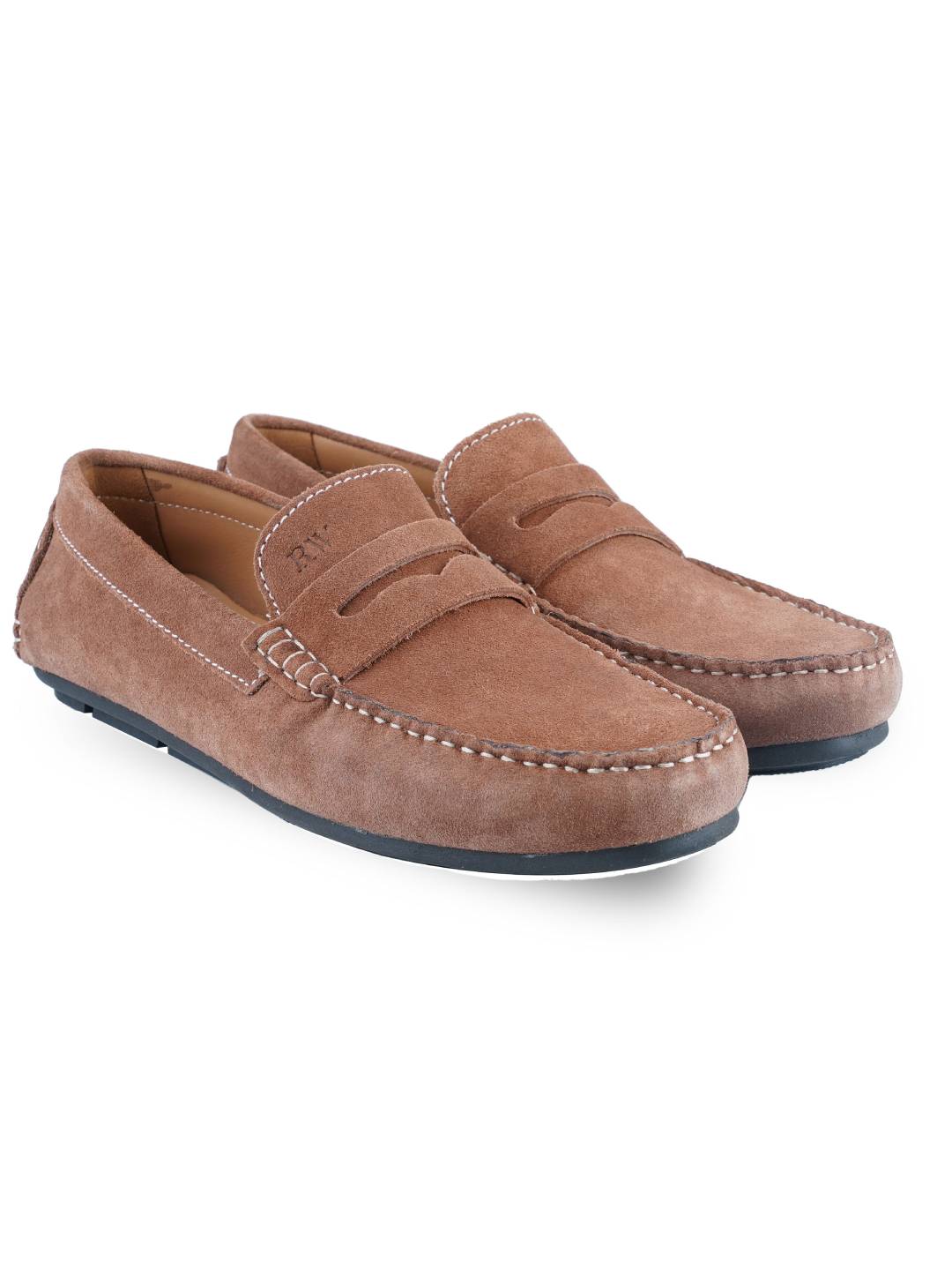 Flat Brown Loafers Light Brown Penny Loafer Moccasins Leather