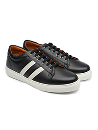Black Striped Classic Sneaker alternate shoe image