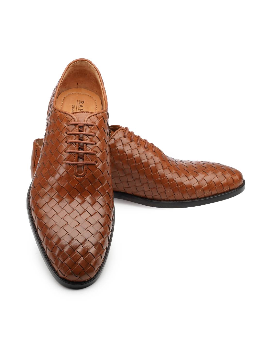 Woven leather deals oxfords