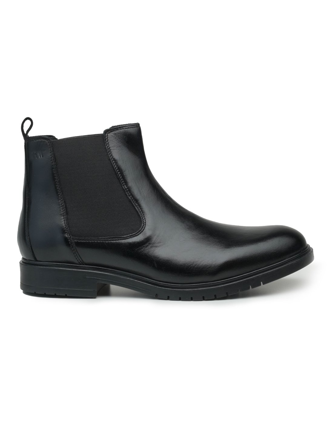 Mens all leather chelsea top boots
