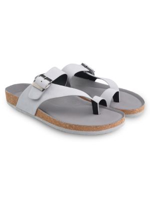 Light Gray Cork Sole Sandal alternate shoe image