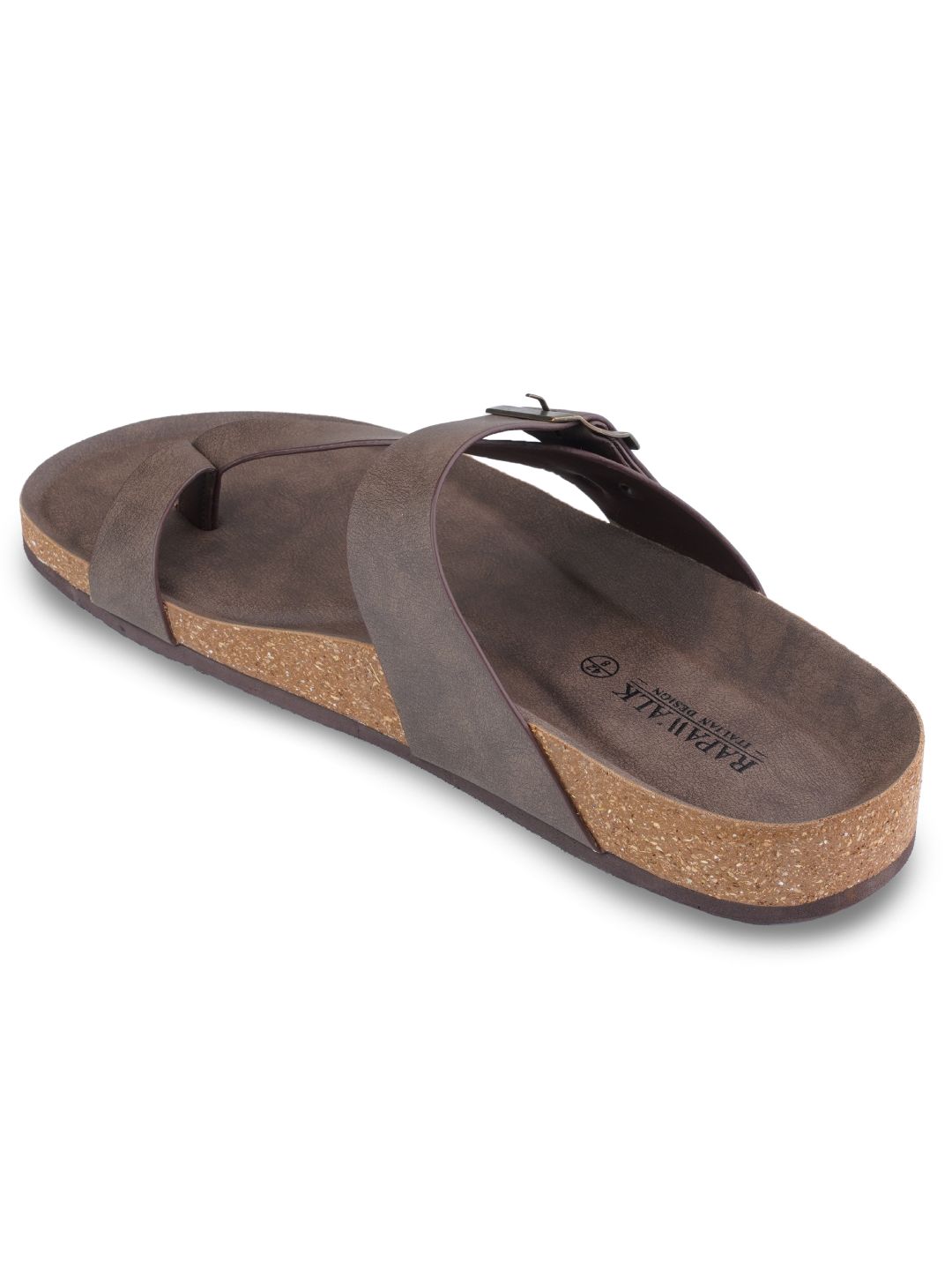 Brown Cork Sole Sandal for men Rapawalk - Main Image