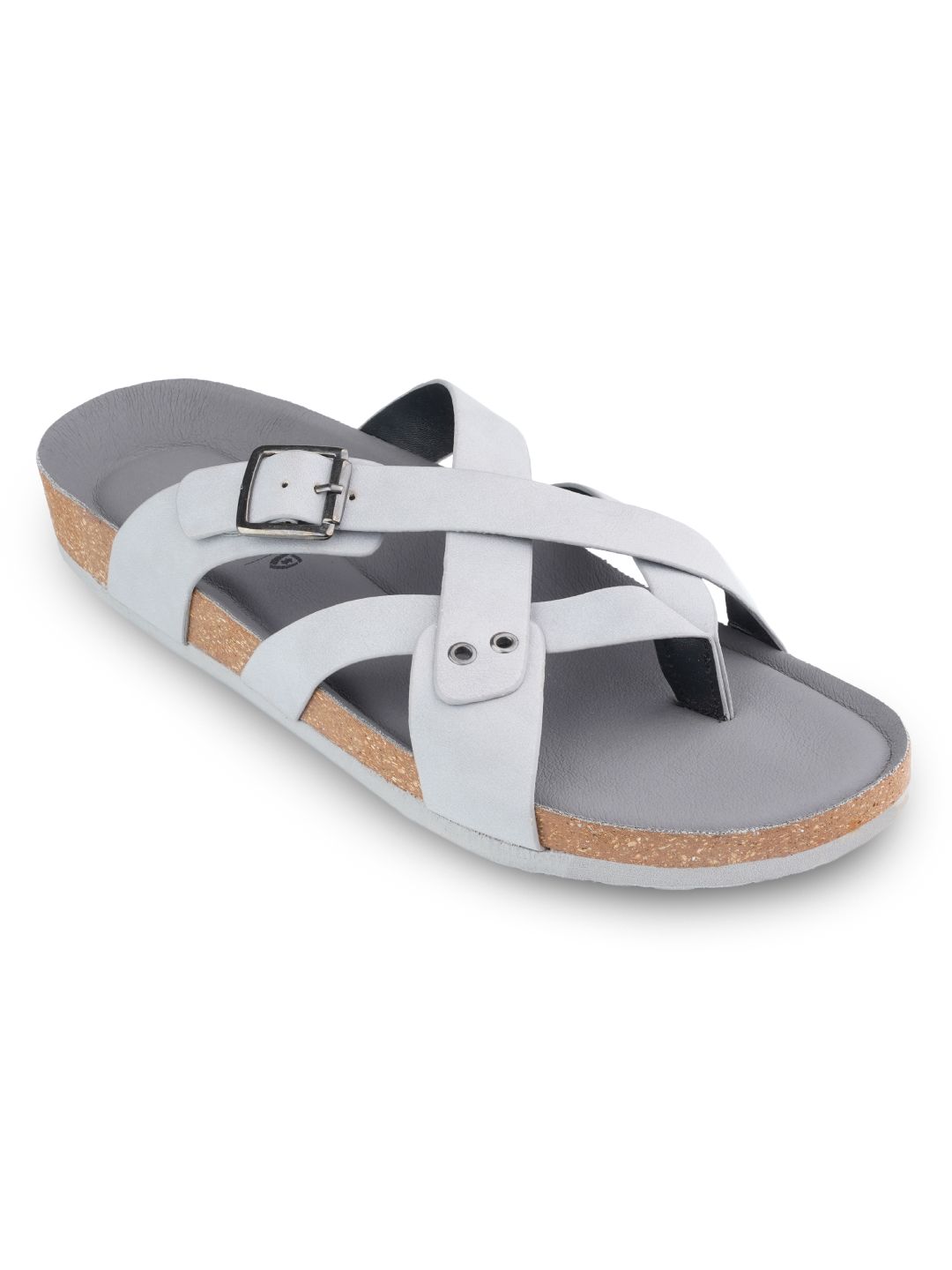 Amos - Men's Brown Leather Cross Strap Sandal – Jerusalem Sandals