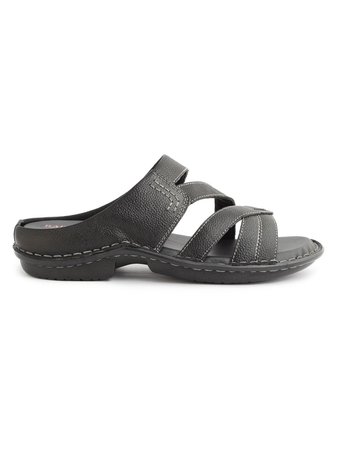 サンダル・ミュール Fussbett Slides in Black Leather Black leather Fussbett | Marni