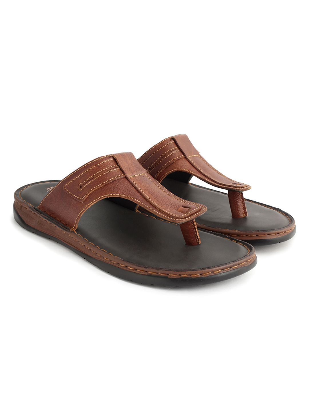 Leather Chappal Mens Leather Sandals Online India Tan Comfort
