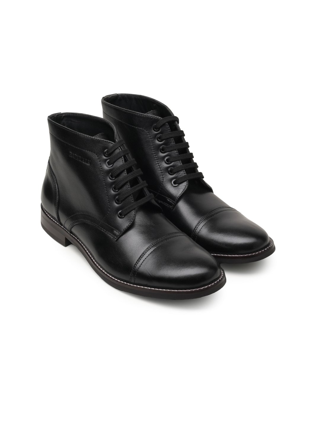 Black Luxury Leather Boots1