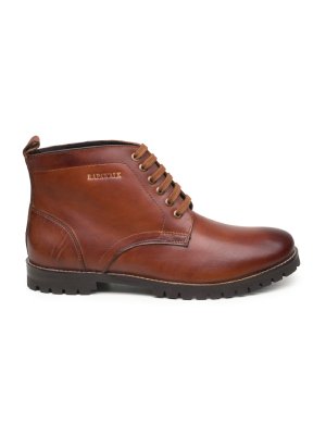 Vintage Tan Luxury Leather Boots main shoe image