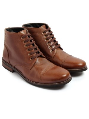 Tan Luxury Leather Boots alternate shoe image