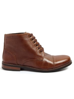 Tan Luxury Leather Boots main shoe image
