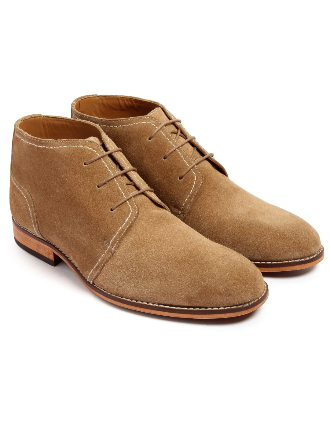 Light Beige Premium Chukka Boots for men Rapawalk