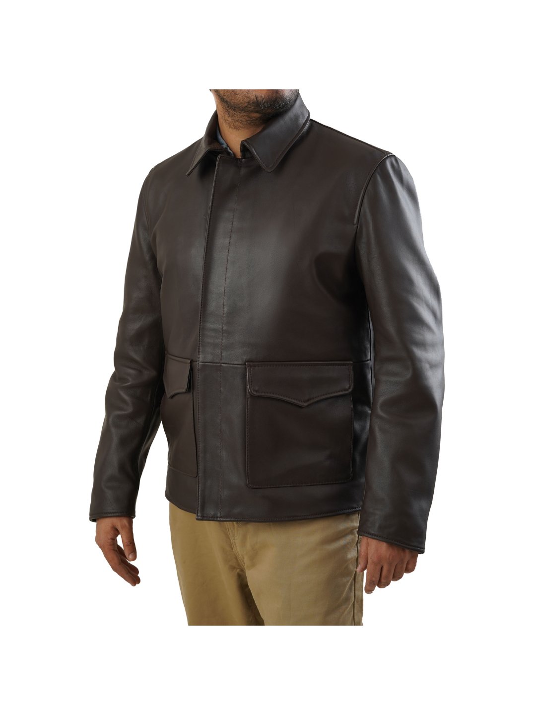 Lost Ark Jacket Authentic Indiana Jones Jacket Brown Indiana