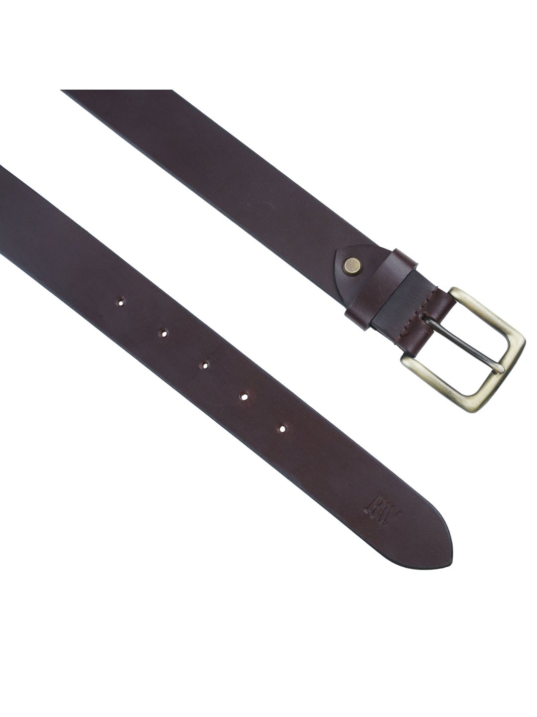 Brown Pin Buckle Soft Leather Belt for men Rapawalk