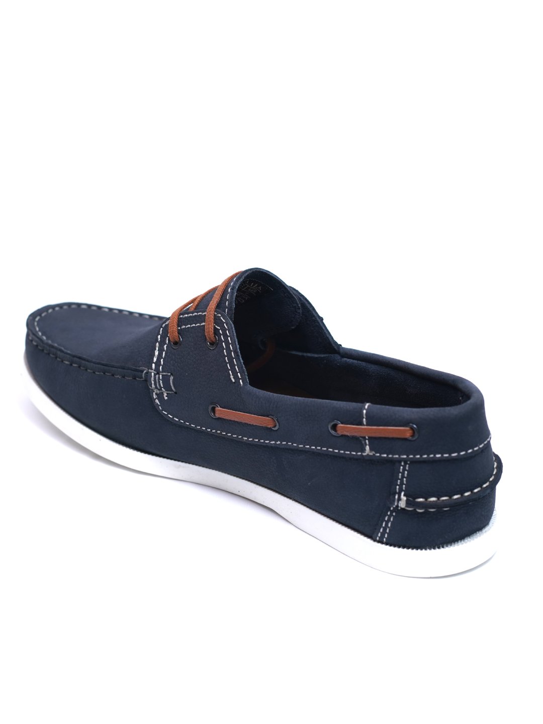 Navy blue boat shoes sales