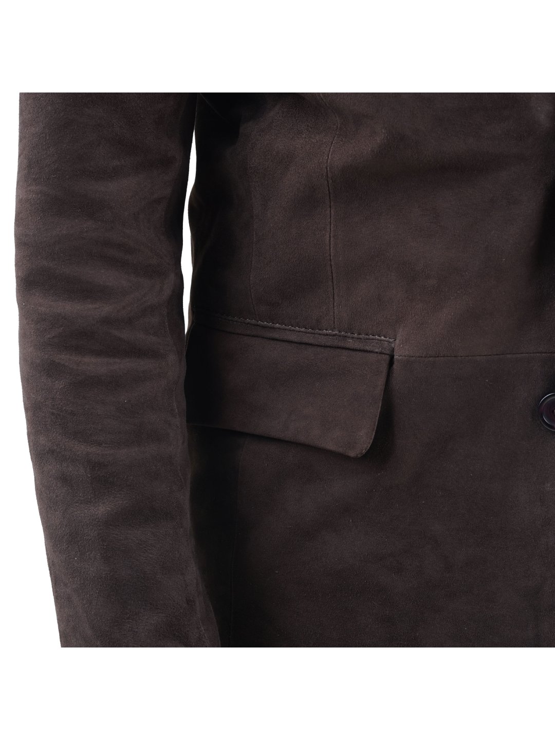 Dark Brown Blazer Style Leather Jacket