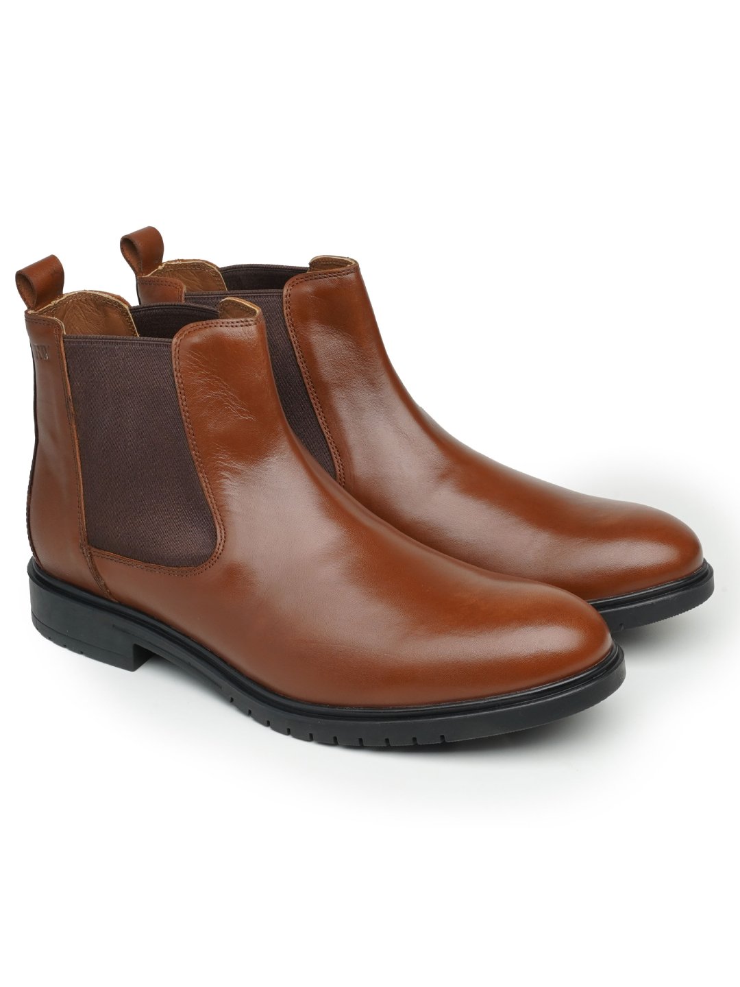 Coffee Brown Comfort Chelsea Boots - Main Image