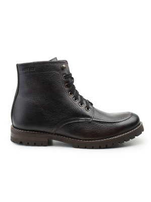 Brown Milled Lace-up Work Boot main shoe image