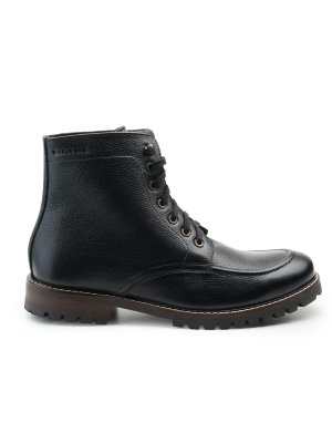 Black Milled Lace-up Work Boot main shoe image