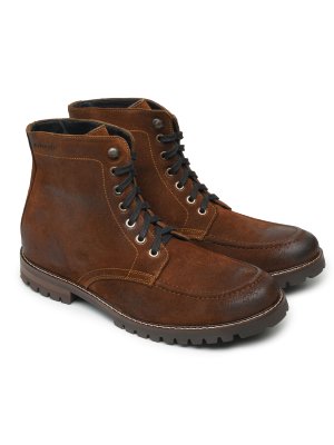Tan Suede Lace-up Work Boot alternate shoe image