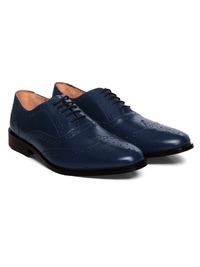 Dark Blue Premium Full Brogue Oxford alternate shoe image