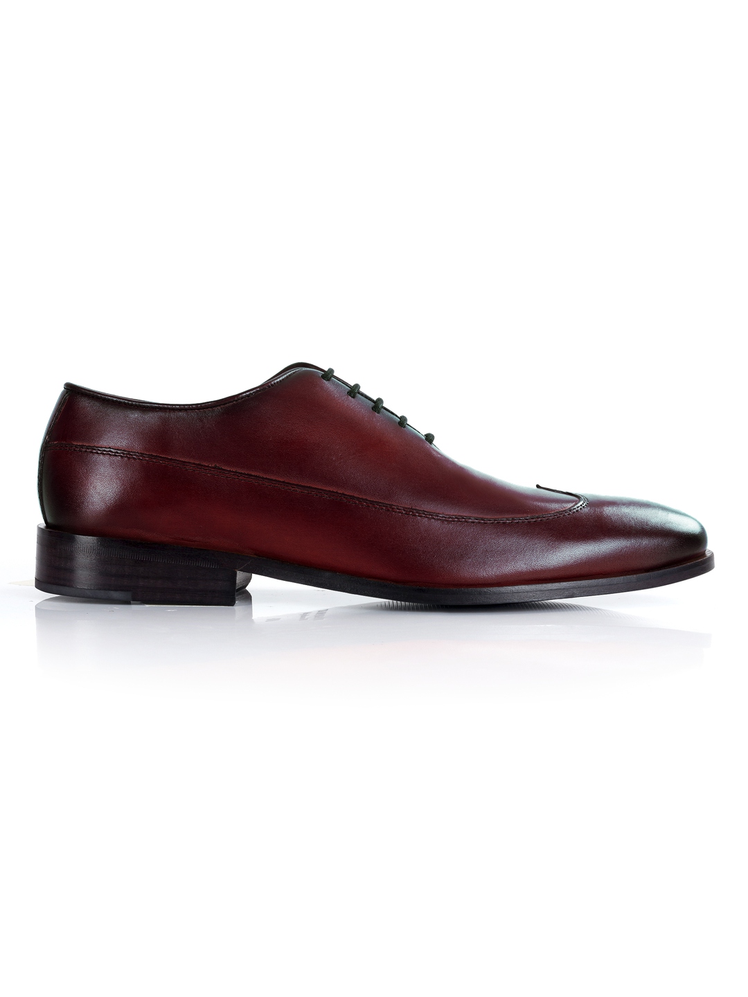 Oxblood Premium Wingtip Oxford leather shoes for men | Rapawalk